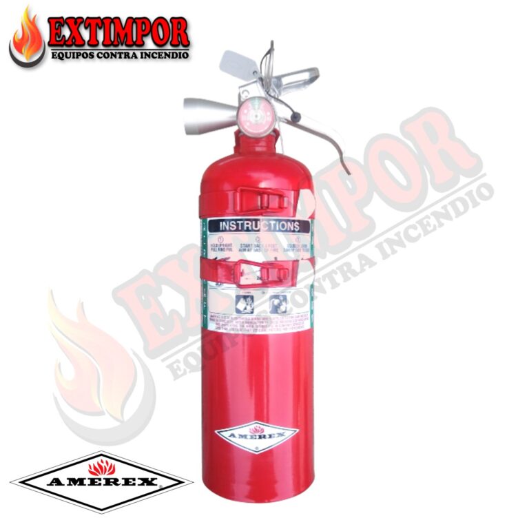 Extintor HALOTRON Modelo B394TS 5.5 Libras Amerex - extimpor